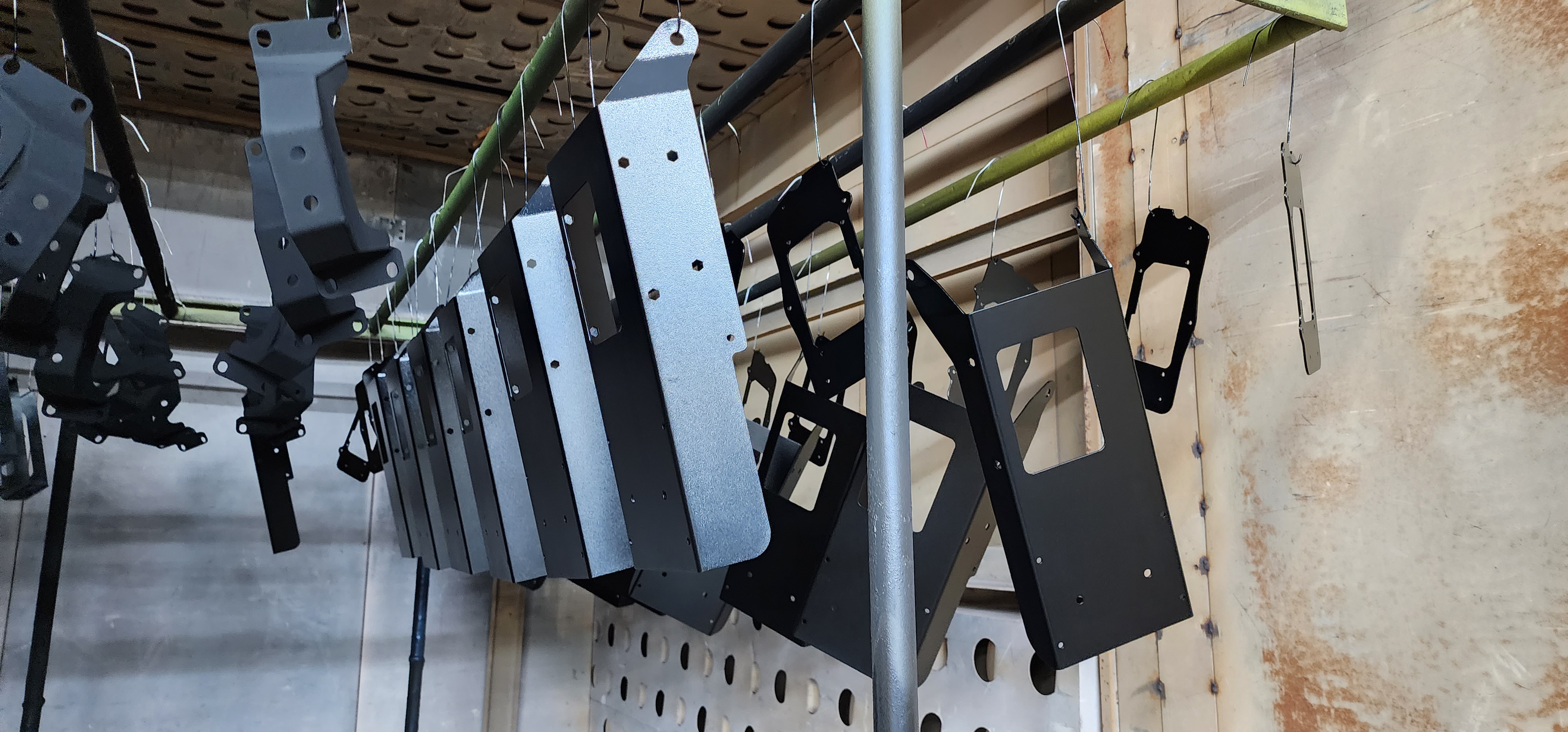 AirBorn Manufacturing press brake forming for custom metal fabrication.