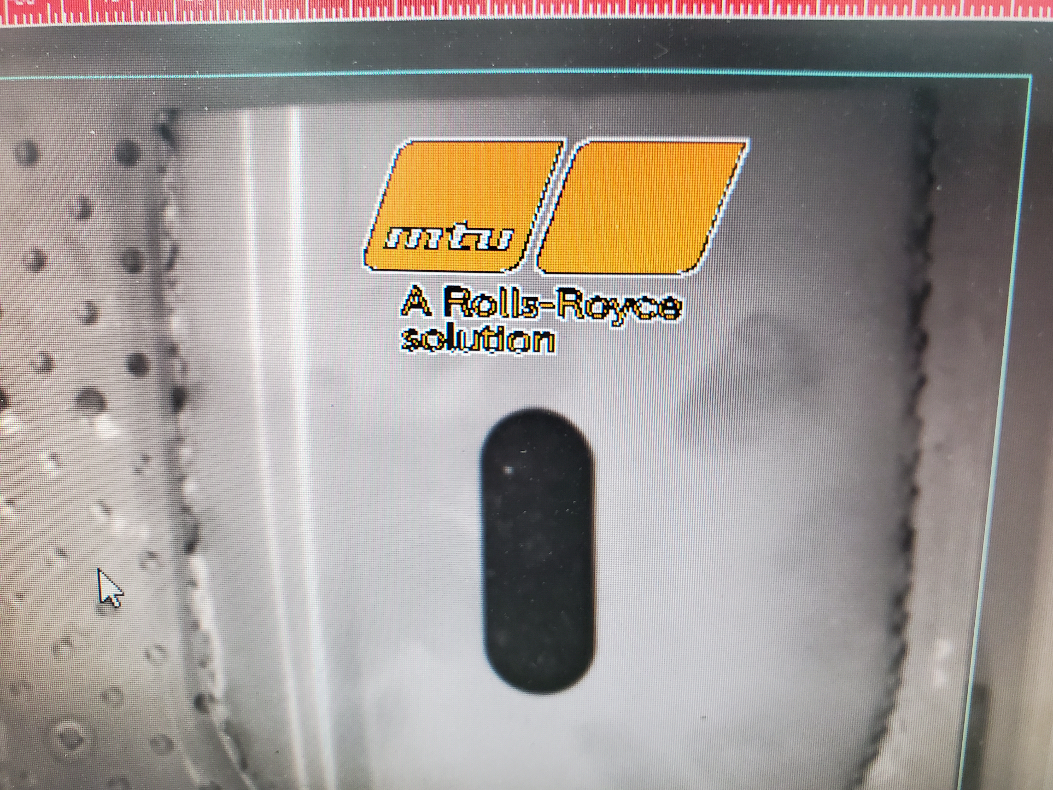 Marked industrial metal access panel with fasteners and label area.